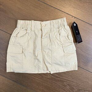 Star Ride NWT Girls Khaki Cargo Skirt Size M (5/6)